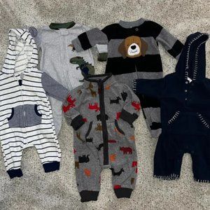 0-3 month boys cold weather bundle